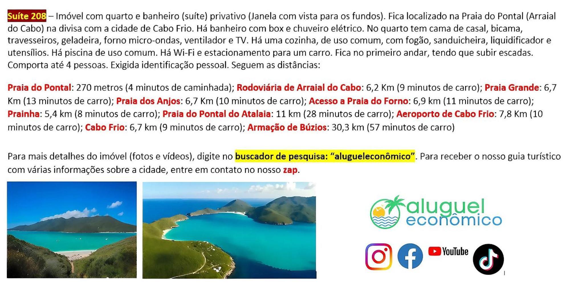 Arraial Do Cabo - Subuai Village - Aluguel Economico Exterior photo