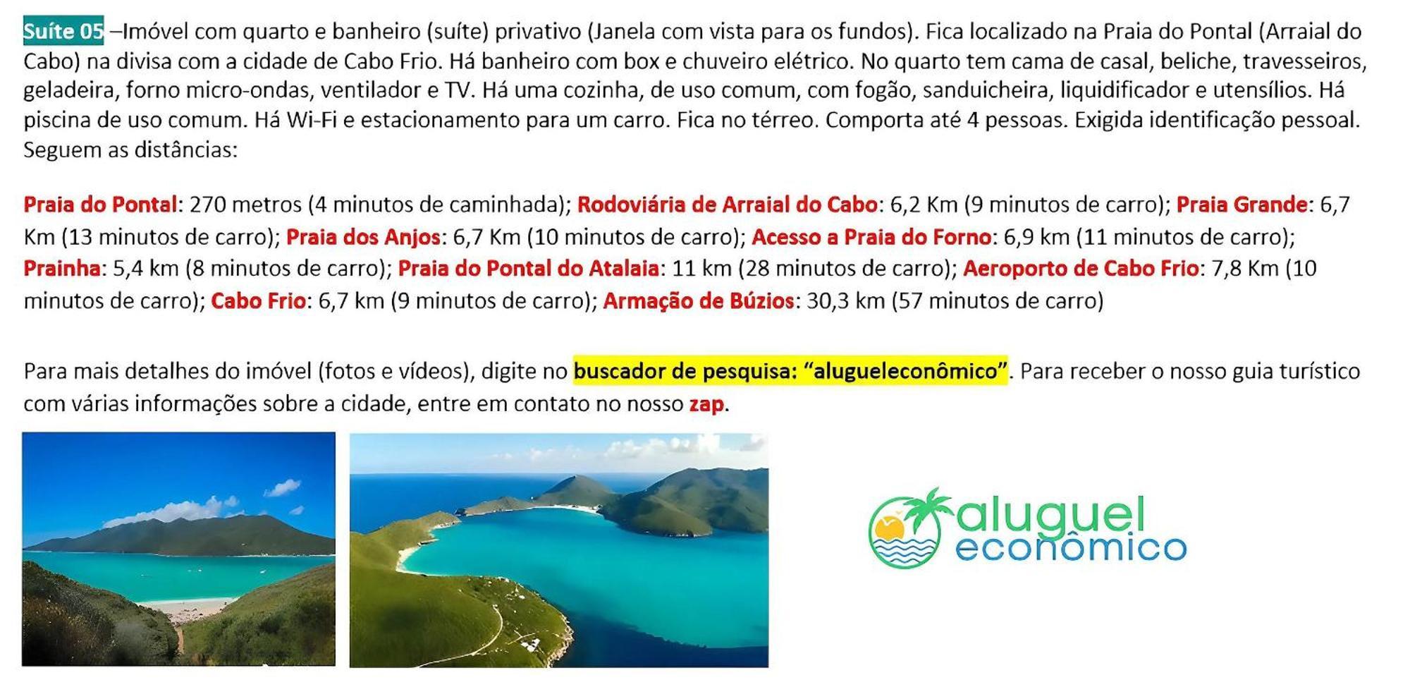 Arraial Do Cabo - Subuai Village - Aluguel Economico Exterior photo