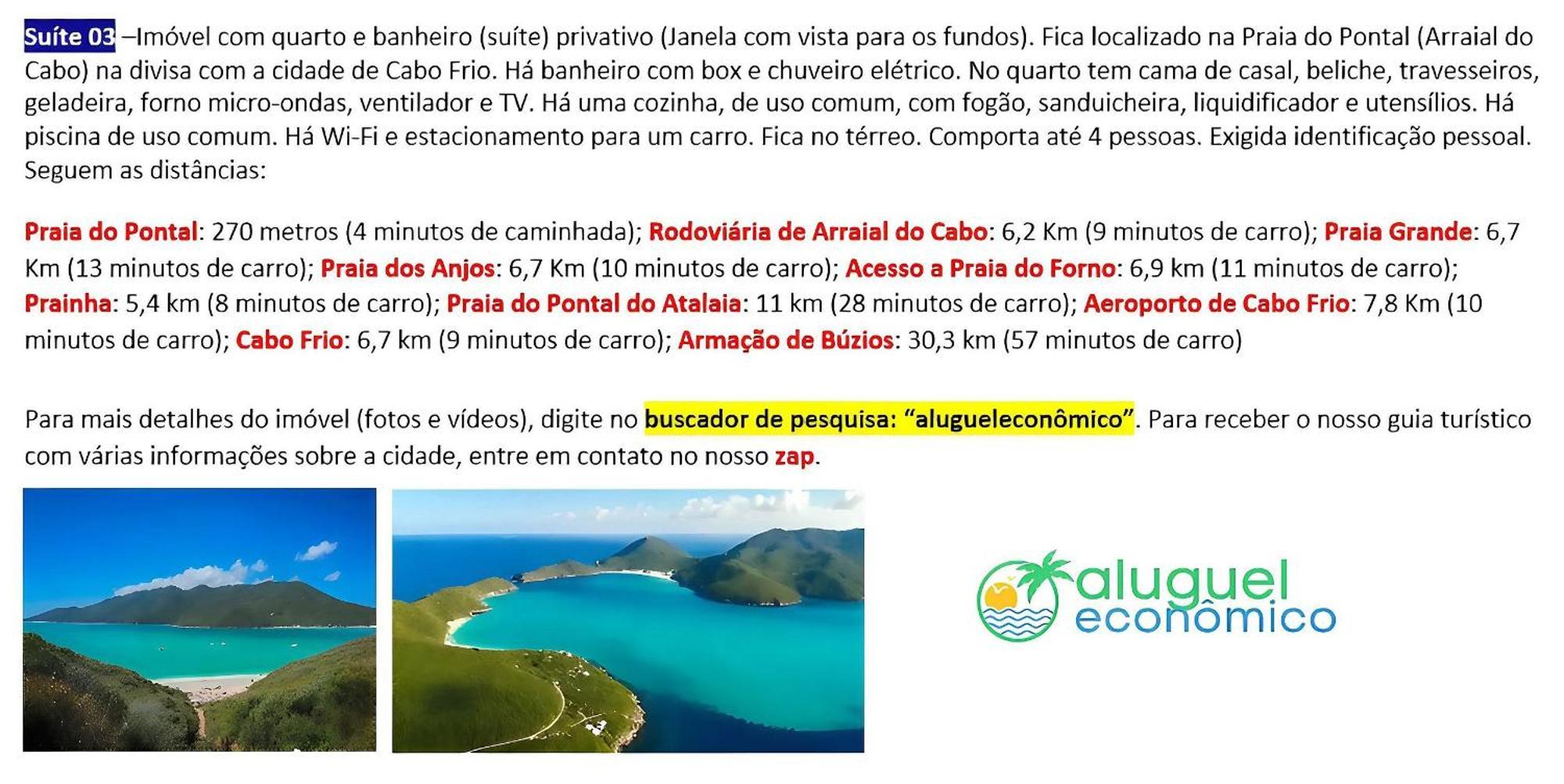 Arraial Do Cabo - Subuai Village - Aluguel Economico Exterior photo