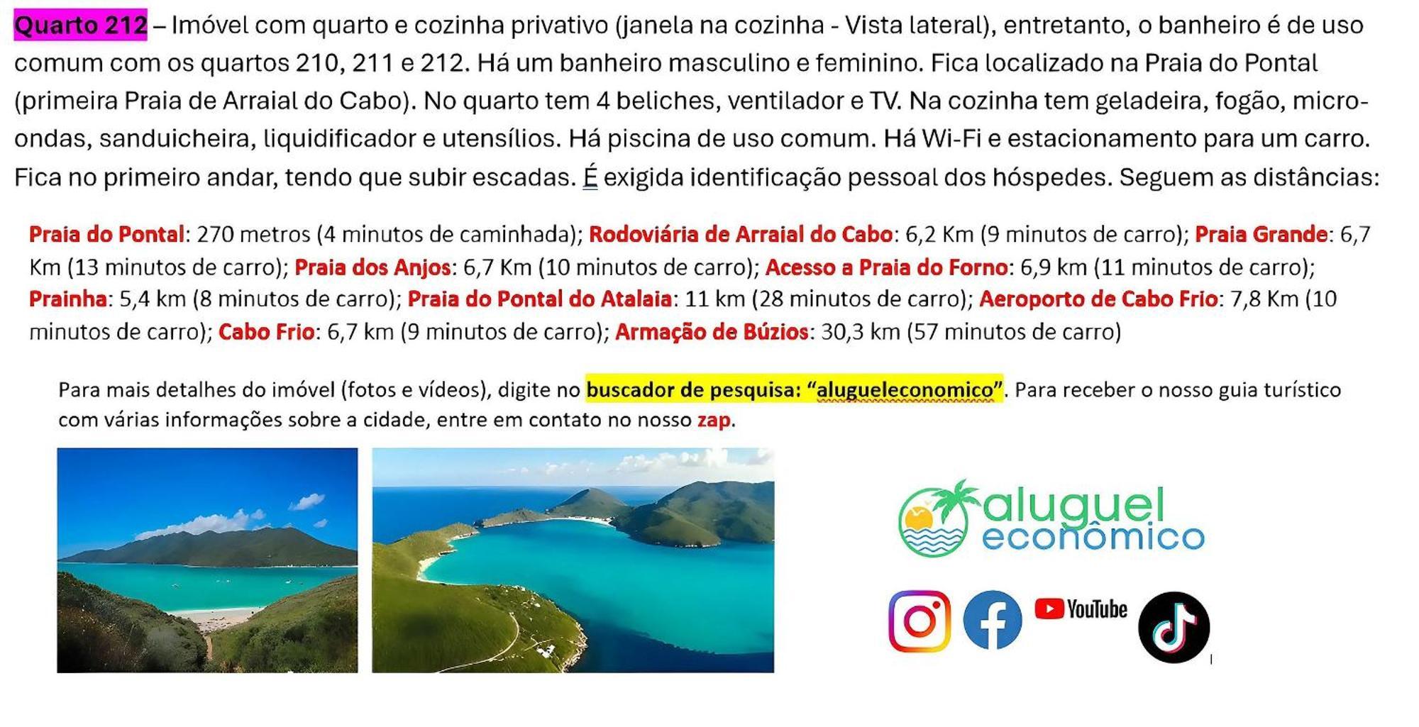 Arraial Do Cabo - Subuai Village - Aluguel Economico Exterior photo